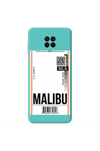 Other Xiaomi Redmi Note 9 Pro Malibu Travel More Turquoise Colored Silicone T...