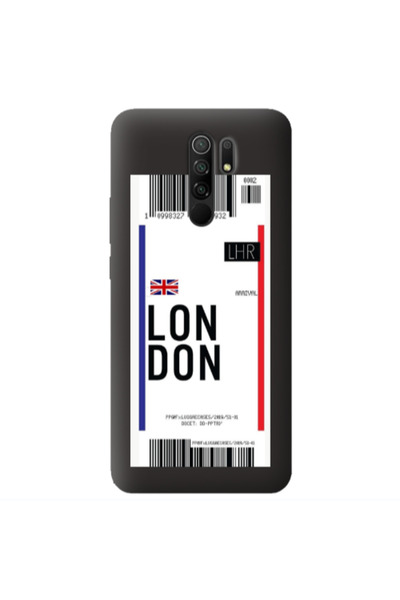 Other Xiaomi Redmi 9 London Arrival Black Colored Silicone TPU Θήκη