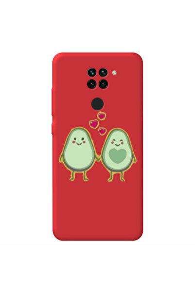 Other Xiaomi Redmi Note 9 Avocados Red Colored Silicone TPU Θήκη