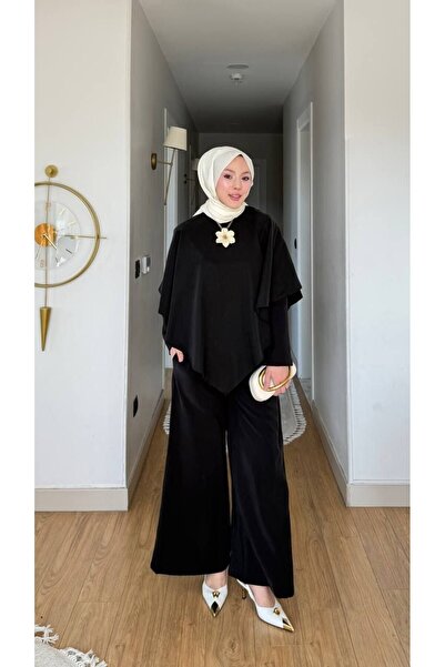 Kupra Tencel Pelerin Üçlü Takım