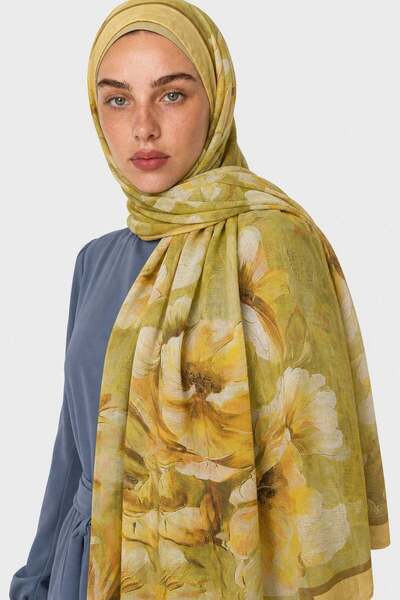Mooncorn Fiore Pattern Neo Crash Shawl