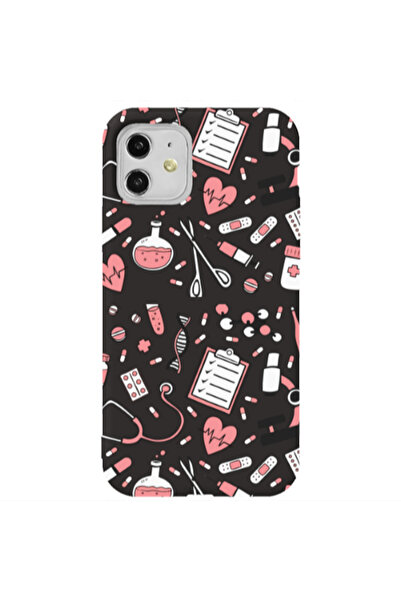 Other Apple iPhone 11 Laboratory Black Colored Silicone TPU Θήκη