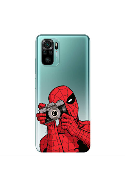 Other Xiaomi Redmi Note 10S Spiderman take picture Transparent Silicone TPU Θήκη