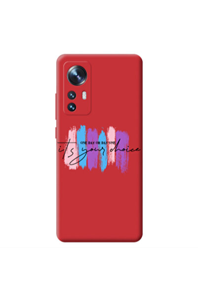 Other Xiaomi Mi 12 One Day Or Day One Red Colored Silicone TPU Θήκη