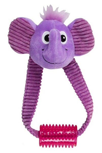 Pawise Vivid Life Elephant with Tugger Plush Toy Sptgl