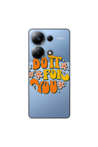 Other Xiaomi Poco M6 Pro 4G Do it For You Transparent Silicone TPU Θήκη
