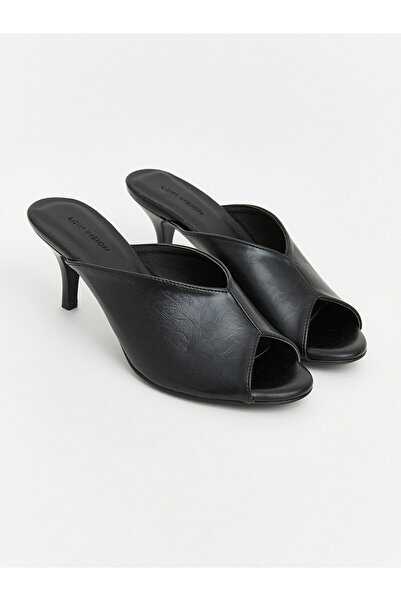LC Waikiki Vizyon New Season Leather-Look Women's High Heel Shoes