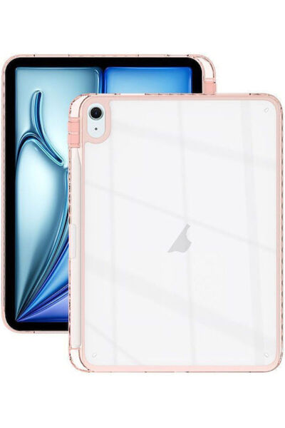 OEM Υβριδική Θήκη Flip TPU Ροζ (iPad Air 11'' (2025/2024), iPad 10.9'' (2022)...
