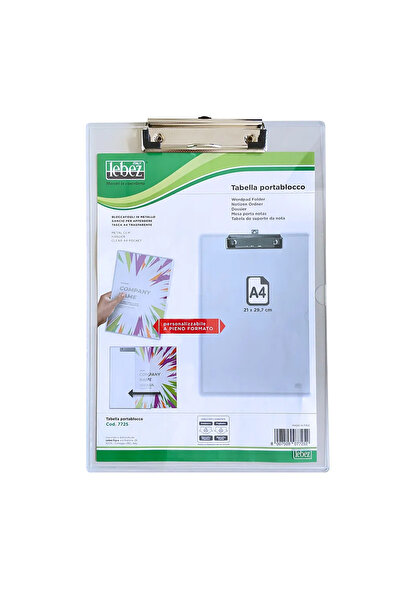 Lebez Clipboard simplu A4 transparent 7725