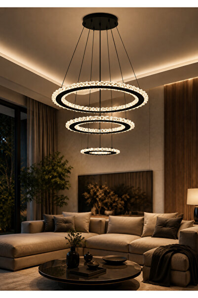 Greca Modern Ring Chandelier Lighting 3 Colors Modern |   Stunning Design and...
