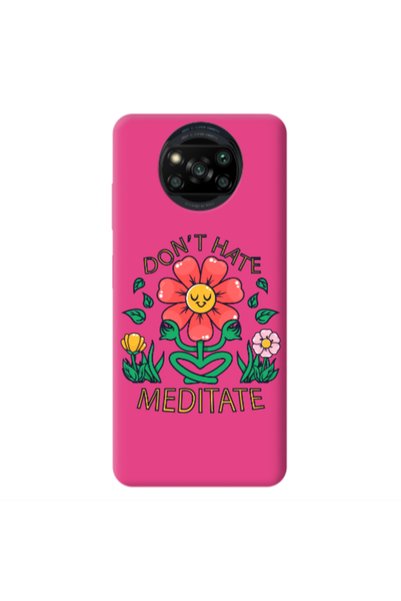 Other Xiaomi Poco X3 /X3 Pro Meditate Fuchsia Colored Silicone TPU Θήκη