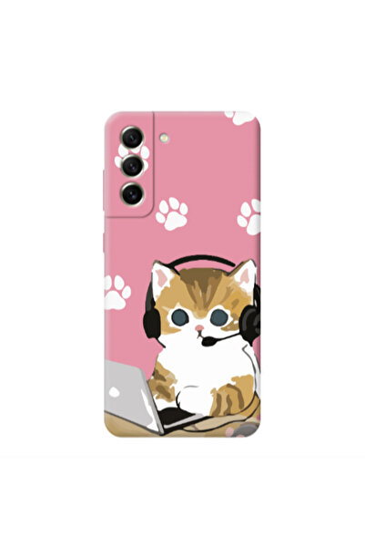Other Samsung S22 Call Center Pink Colored Silicone TPU Θήκη