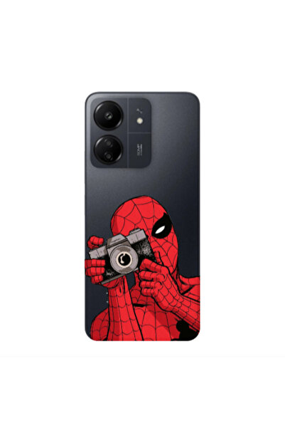 Other Xiaomi Redmi 13C Spiderman take picture Transparent Silicone TPU Θήκη