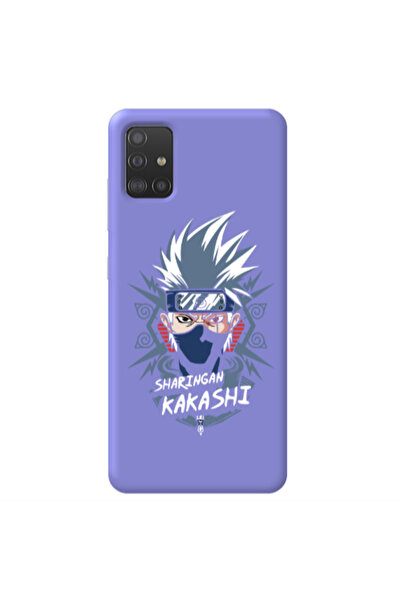 Other Samsung A71 Anime Mangoo Purple Colored Silicone TPU Θήκη