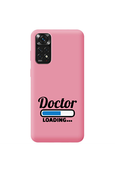 Other Xiaomi Redmi Note 11 4G Doctor Loading Pink Colored Silicone TPU Θήκη