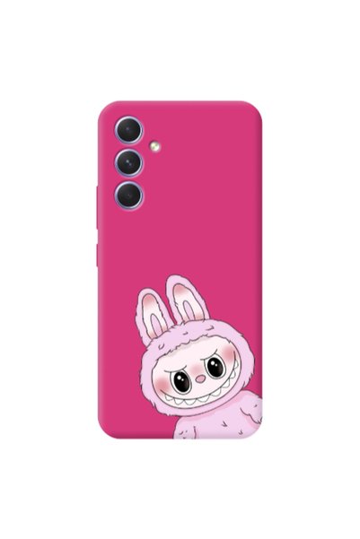 Other Samsung A54 Labubu 6 Fuchsia Colored Silicone TPU Θήκη