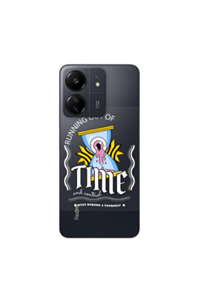 Other Xiaomi Redmi 13C Running out of time Transparent Silicone TPU Θήκη