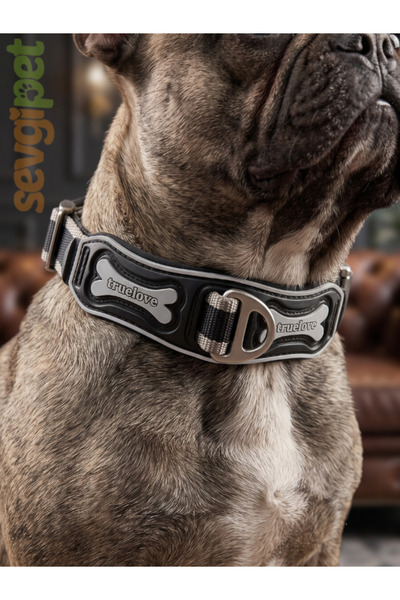 sevgipet SVGPT TRLVE Metal Tokalı Reflektörlü Köpek Boyun Tasması