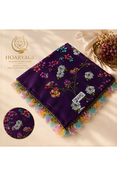 REYHAN Handmade Needlework Writing, Scarf, Yemeni, Mevlit Cover, Head Cover, ...