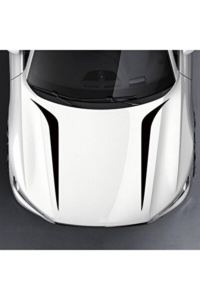 Avex Set de 2 autocolante tuning autoadezive, design  "Hood Stripes V2 ", dim...