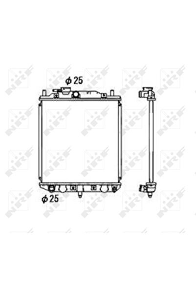 NRF Radiator Racire Motor DAIHATSU CUORE 4/MOVE