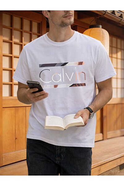 1177573 Signature Casual T-Shirt, Summer Round Neck Short Sleeve T-Shirt Men'...