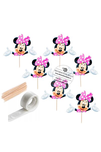 Decoratiuni Dulci Mini toppers Minnie surpriza