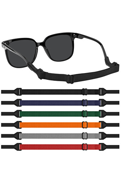 Choice15 6pcs 1-6pcs Eyeglass Anti-Loss Lanyard Sports Glasses Elastic Rope C...