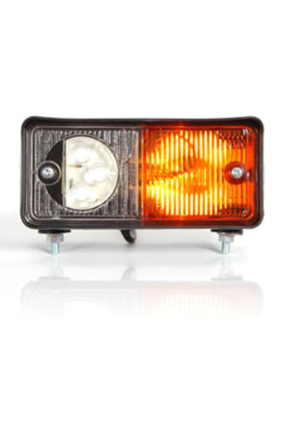 WAS Set de Lampi Indicatoare Dreapta (culoare Sticla: Alb/Portocaliu Led/P21W...