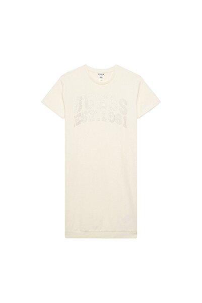 Guess Rochie de zi cu zi pentru fete J6RK00KA6R4 Crem