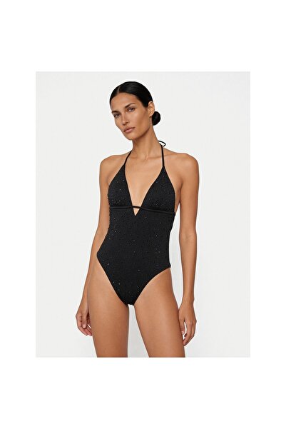 Guess Costum de baie de damă E6GJ36MC040 Negru