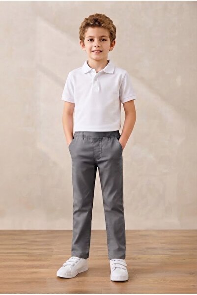 NACAR STORE Unisex elastične rebraste školske pantalone za deca, veličina za ...