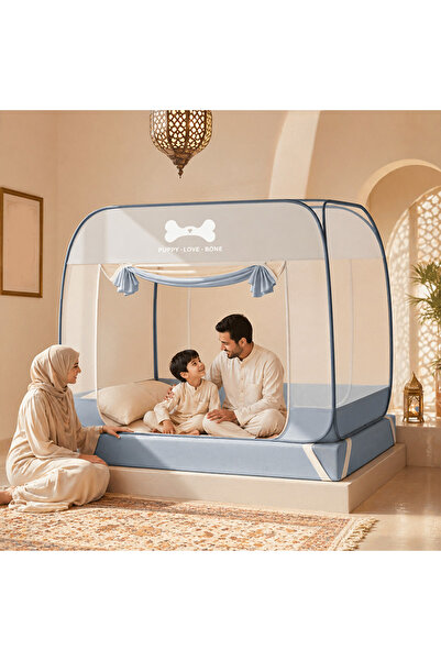 Generic No-install Mongolian-style mosquito net, opens in 1 second, easy and ...
