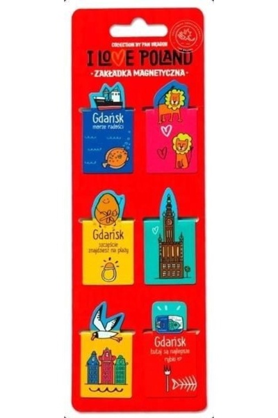 Pan Dragon Semn de carte magnetic, Pan Dragon, Gdansk, Multicolor