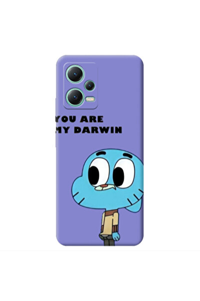 Other Xiaomi Redmi Note 12 Pro 5G You are my darwin Purple Colored Silicone T...