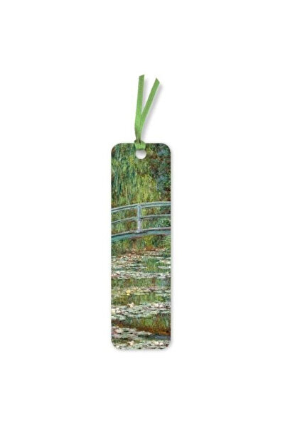Flame Tree Marcaj de carte pozlacat Claude Monet, cu funda, accesorii pentru ...
