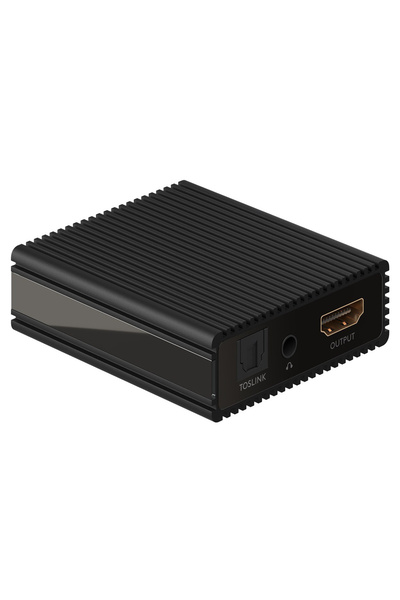 goobay HDMI audio extractor 79138, 4K/30Hz, μαύρο