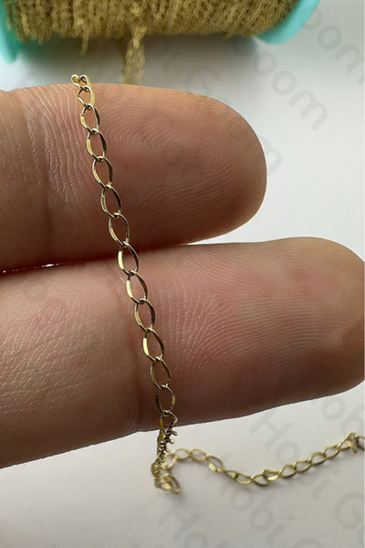 Hobi Goom Stainless Steel Gold Inox Extension Chain for Jewelry Making/Produc...