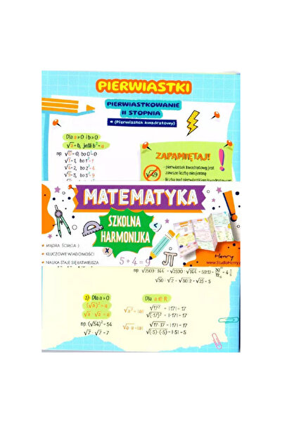 HENRY Sciaga harmonijka, Henry, Matematica, 12x16.5cm