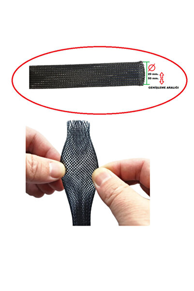 Gutsy KABLO+HORTUM KORUMA MAKORUNU TOPLAYICI ORGANIZER 50MMX100MM ESNEK TUTUŞ...