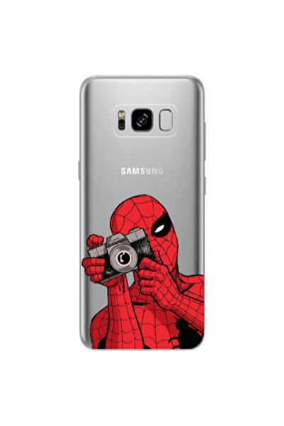 Other Samsung S8 Plus Spiderman take picture Transparent Silicone TPU Θήκη