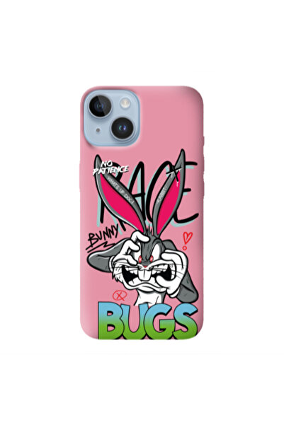 Other Apple iPhone 14 Plus No Patience Pink Colored Silicone TPU Θήκη