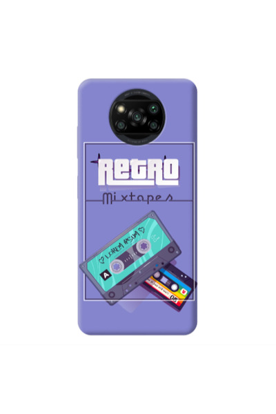 Other Xiaomi Poco X3 /X3 Pro Mixtapes Purple Colored Silicone TPU Θήκη