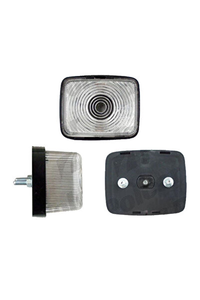 RapidAuto Lampa gabarit auto 12/24V rectangulara Alba 80x65x45mm , 1 buc.