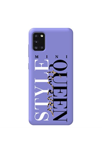 Other Samsung A41 Mini Quen Forever Purple Colored Silicone TPU Θήκη