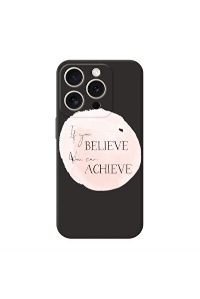 Other Apple iPhone 15 Pro If You Believe Black Colored Silicone TPU Θήκη