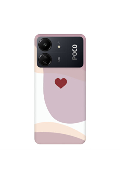 Other Xiaomi Poco C65 Wavy Heart Transparent Silicone TPU Θήκη