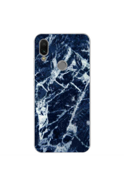 Other Xiaomi Redmi Note 7 Marble Cracked Purple Transparent Silicone TPU Θήκη
