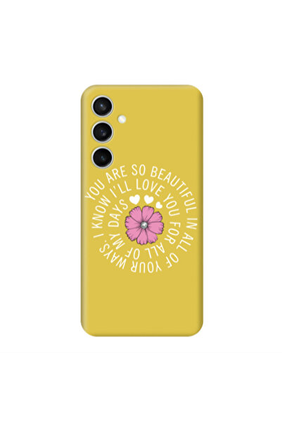 Other Samsung S24 Plus Your Ways Yellow Colored Silicone TPU Θήκη