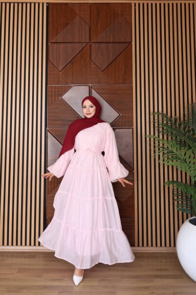 Butik Kadın Detaylı Tül Elbise